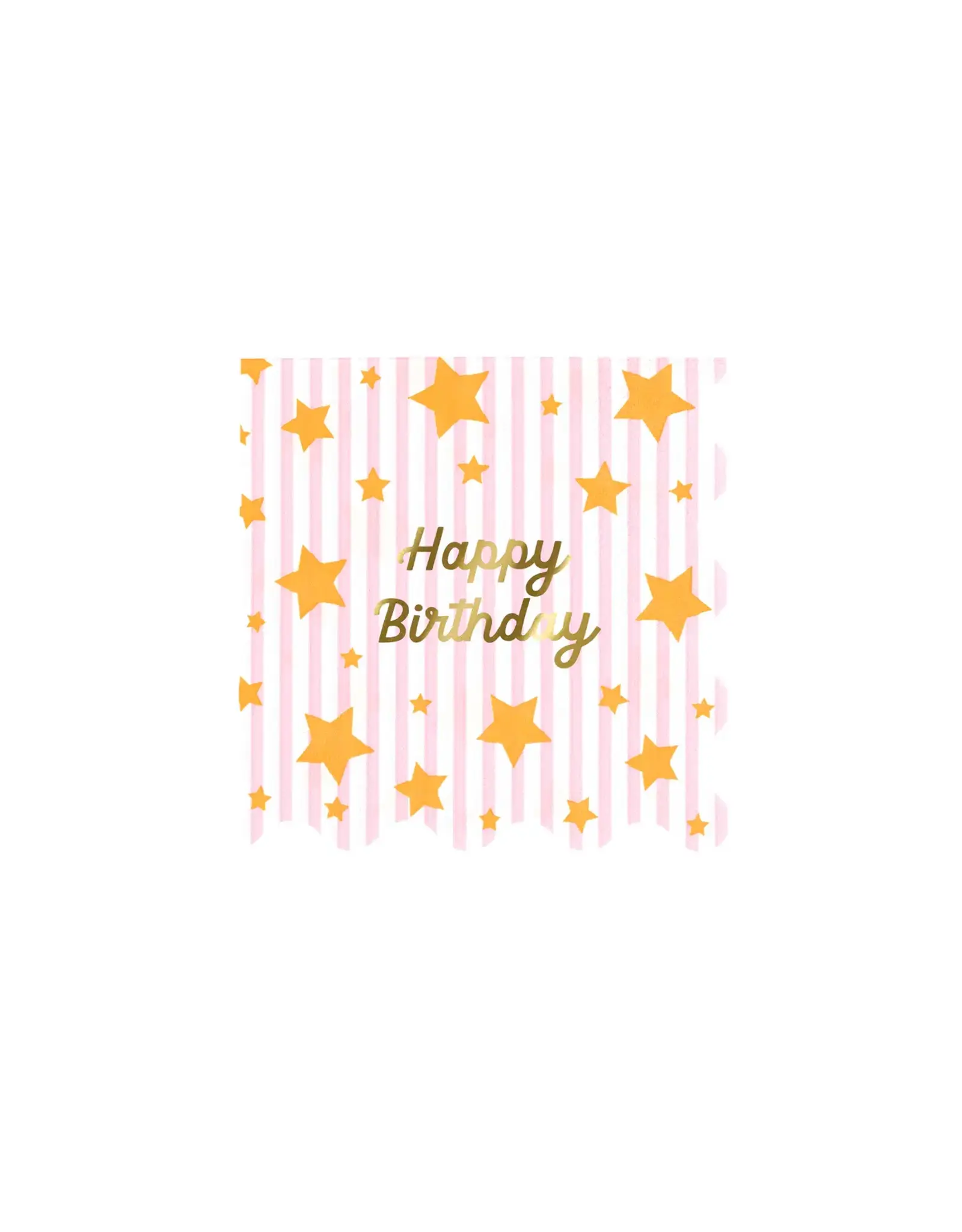 Meri Meri Servetten S - Bright Star Happy Birthday - 16st
