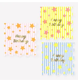 Meri Meri Servetten S - Bright Star Happy Birthday - 16st