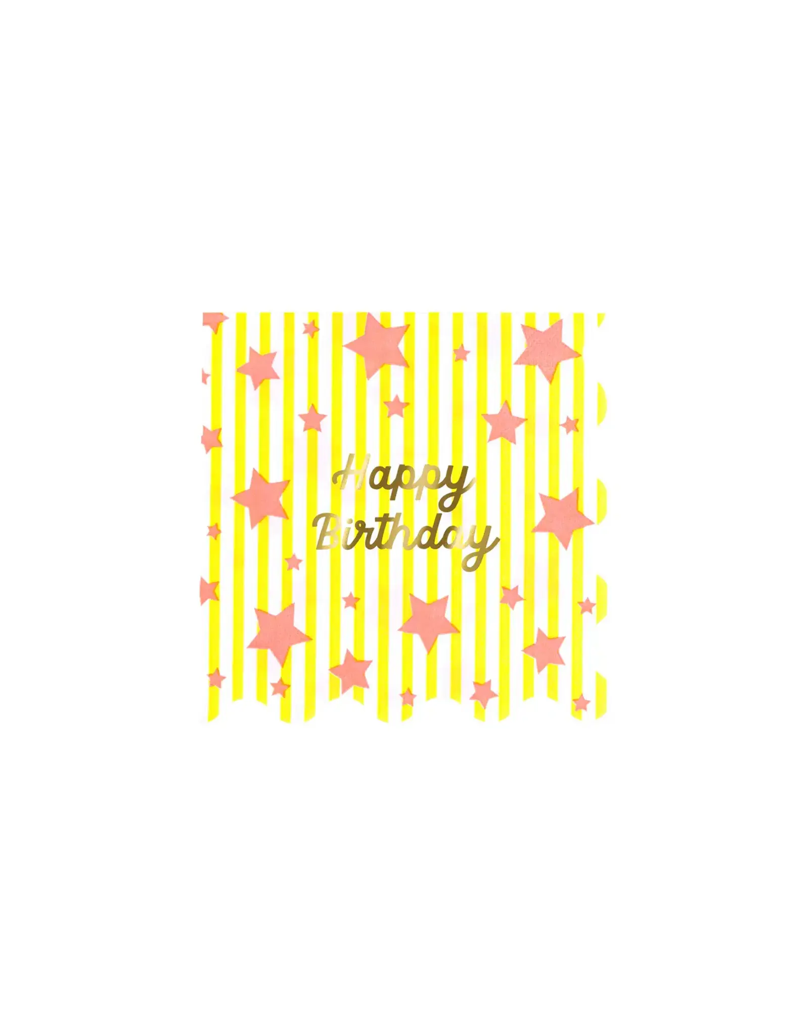 Meri Meri Servetten S - Bright Star Happy Birthday - 16st