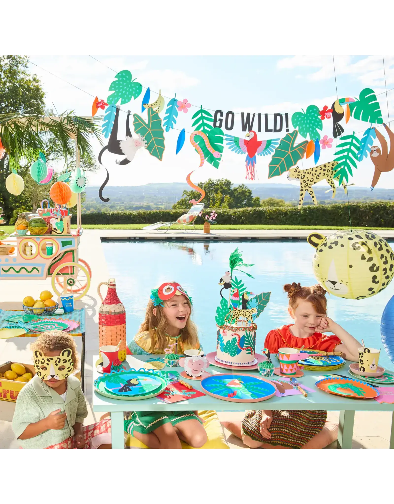 Meri Meri Servetten S - Jungle Jamboree - 16st