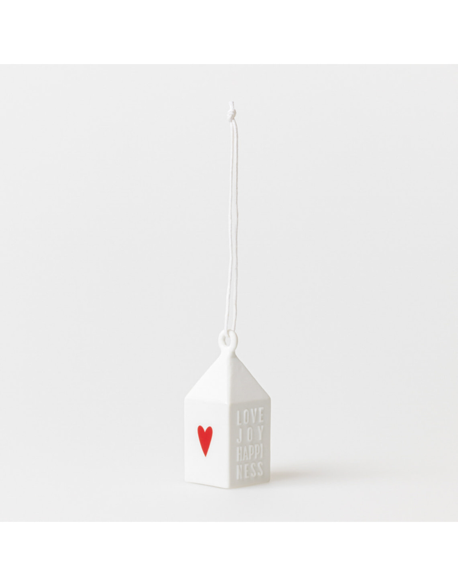 Raeder Mini Klokkenhuisje - Love, Joy, Happiness - 2,5x2,5x6 cm