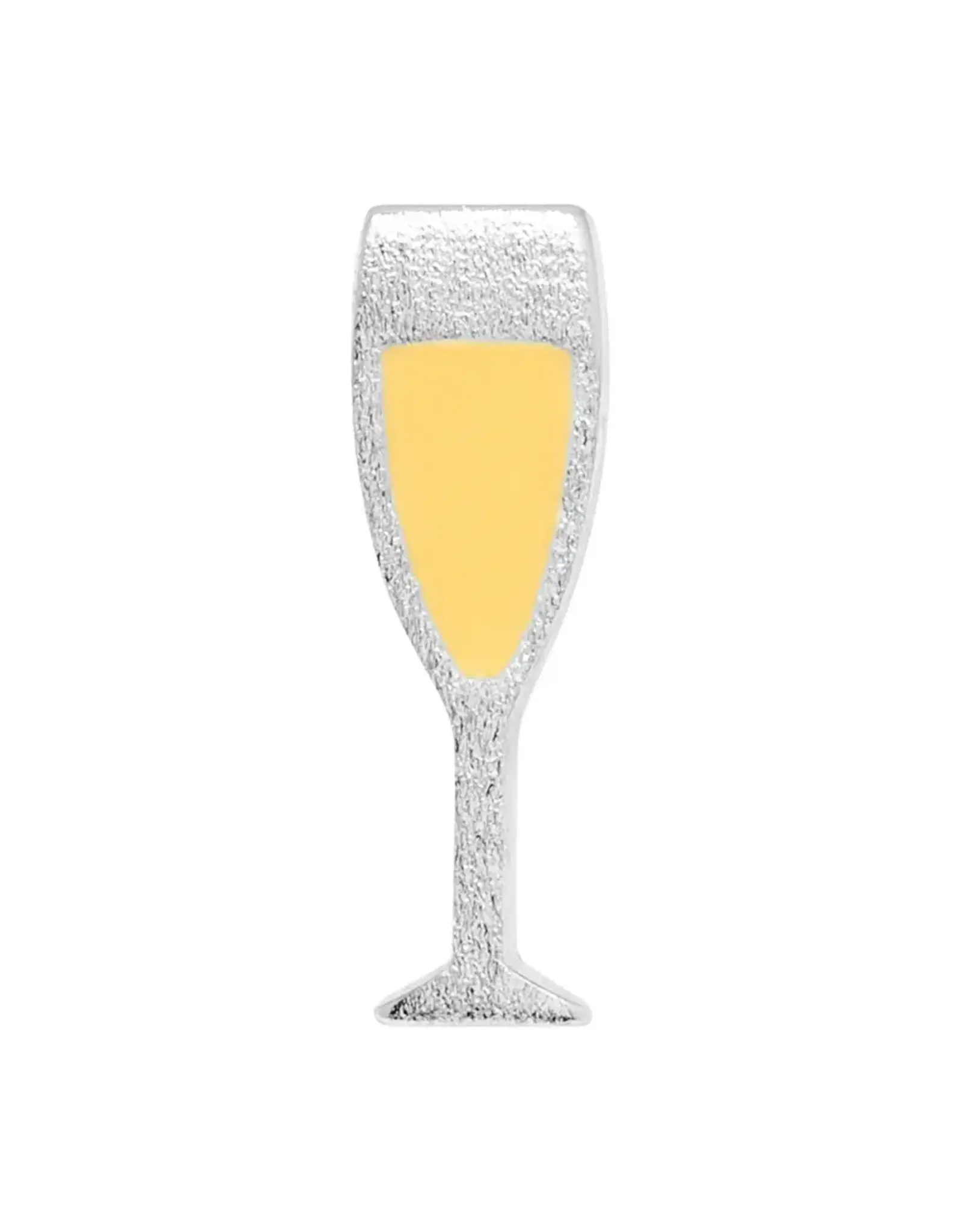 Lulu Copenhagen Oorbel Stud - Pop, Zilver - 8mm - Single