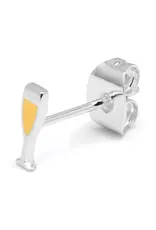 Lulu Copenhagen Oorbel Stud - Pop, Zilver - 8mm - Single