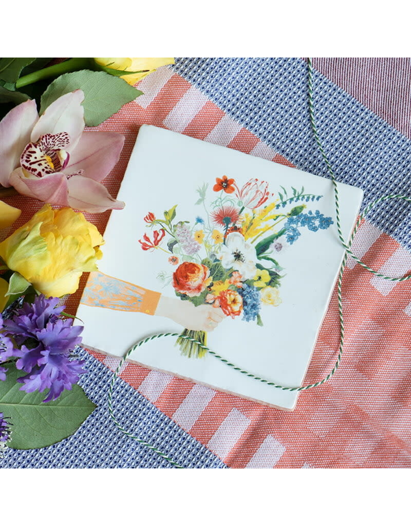 Storytiles Tegel - Bloemetje voor jou