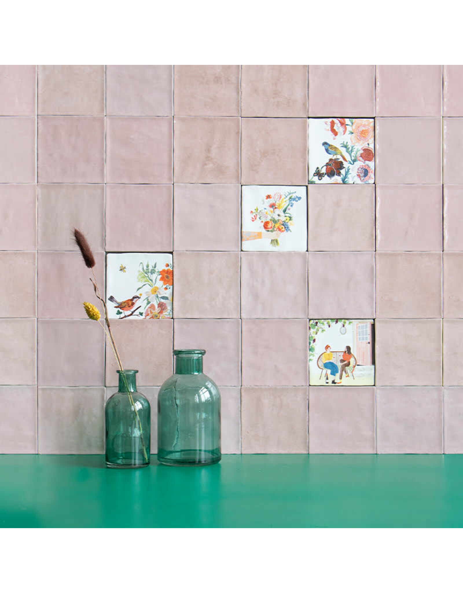 Storytiles Tegel - Bloemetje voor jou