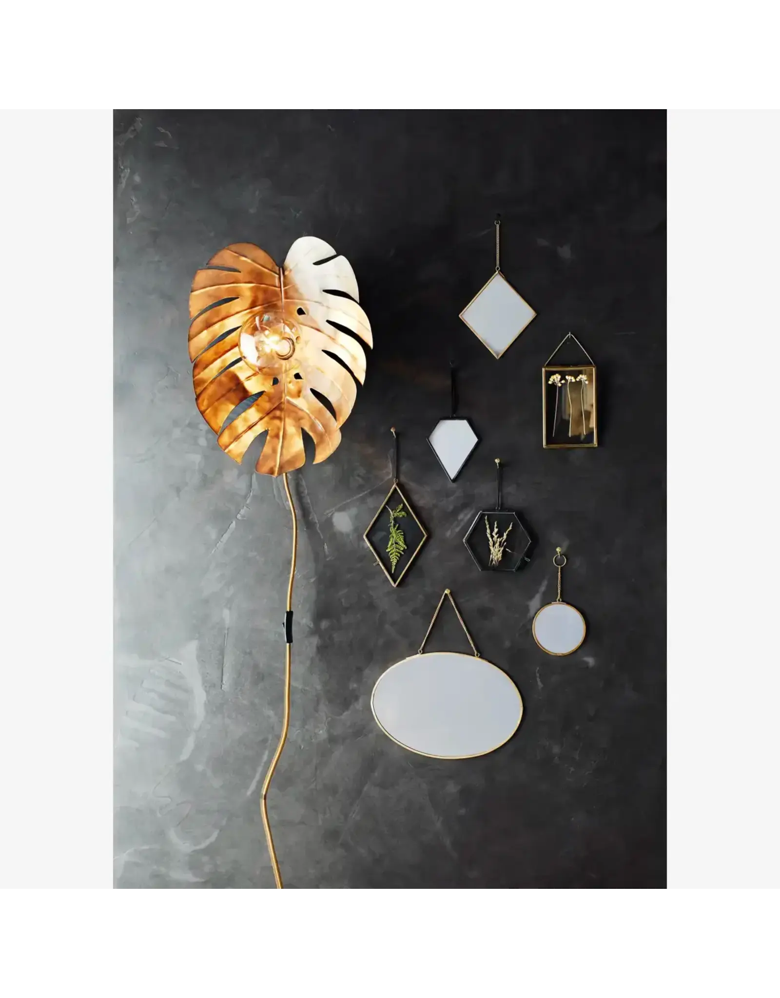 Madam Stoltz Hangende Fotokader -  Messing - 10x15cm