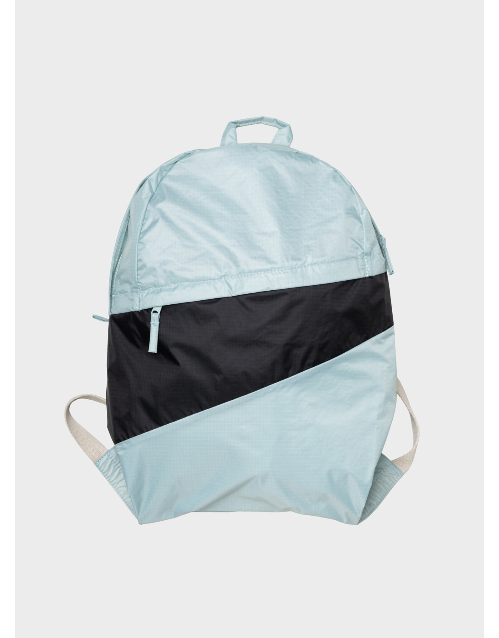 Susan Bijl Foldable Backpack L, Surf Spray&Black - 54x28x15cm