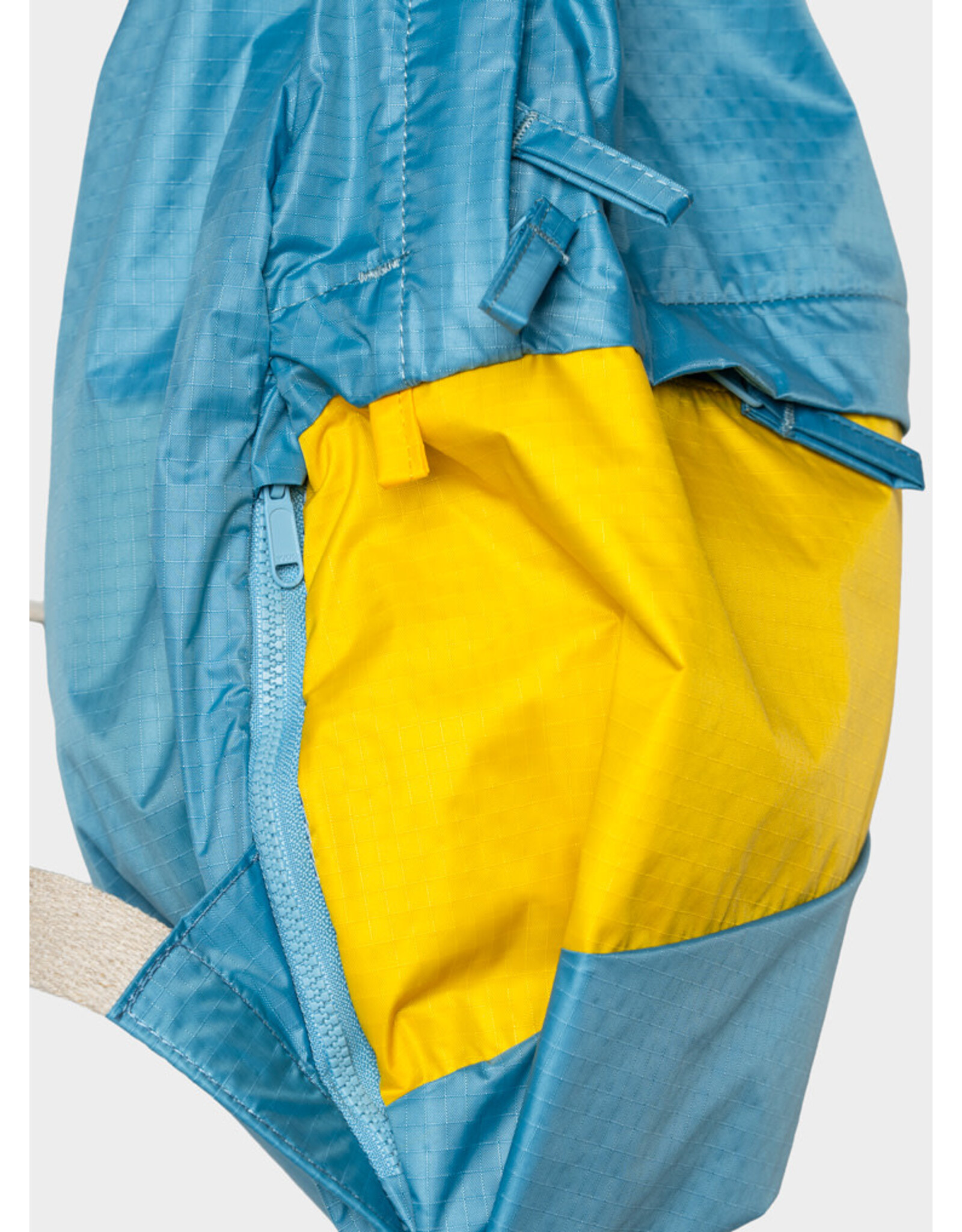 Susan Bijl Foldable Backpack M, Ocean&Sunflower - 40x25x10cm