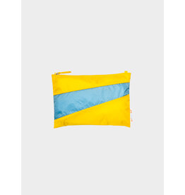 Susan Bijl Pouch M, Sunflower&Ocean - 19x29cm