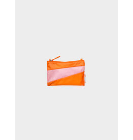 Susan Bijl Pouch S, Orange&Pink Panter - 19x13cm