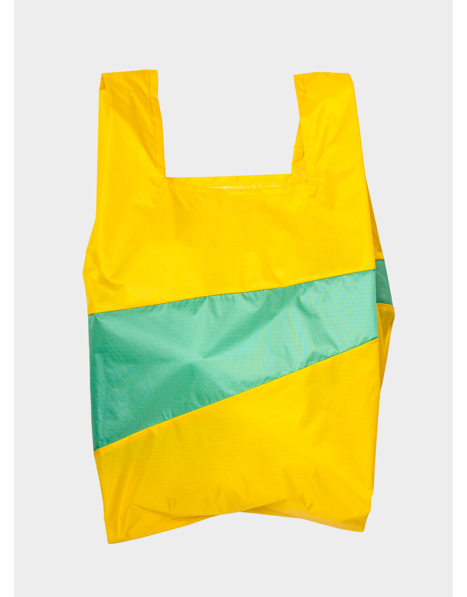 Susan Bijl Shopping bag L, Sunflower&Holly Green - 37,5x69x34cm