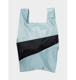 Susan Bijl Shopping bag L, Surf Spray&Black - 37,5x69x34cm
