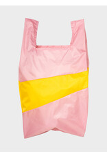 Susan Bijl Shopping bag L, Pink Panter&Sunflower - 37,5x69x34cm