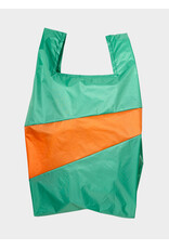 Susan Bijl Shopping bag L, Holly Green&Orange - 37,5x69x34cm