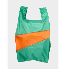 Susan Bijl Shopping bag L, Holly Green&Orange - 37,5x69x34cm