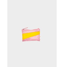 Susan Bijl Pouch S, Pink Panter&Sunflower - 19x13cm