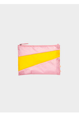 Susan Bijl Pouch M, Pink Panter&Sunflower - 19x29cm