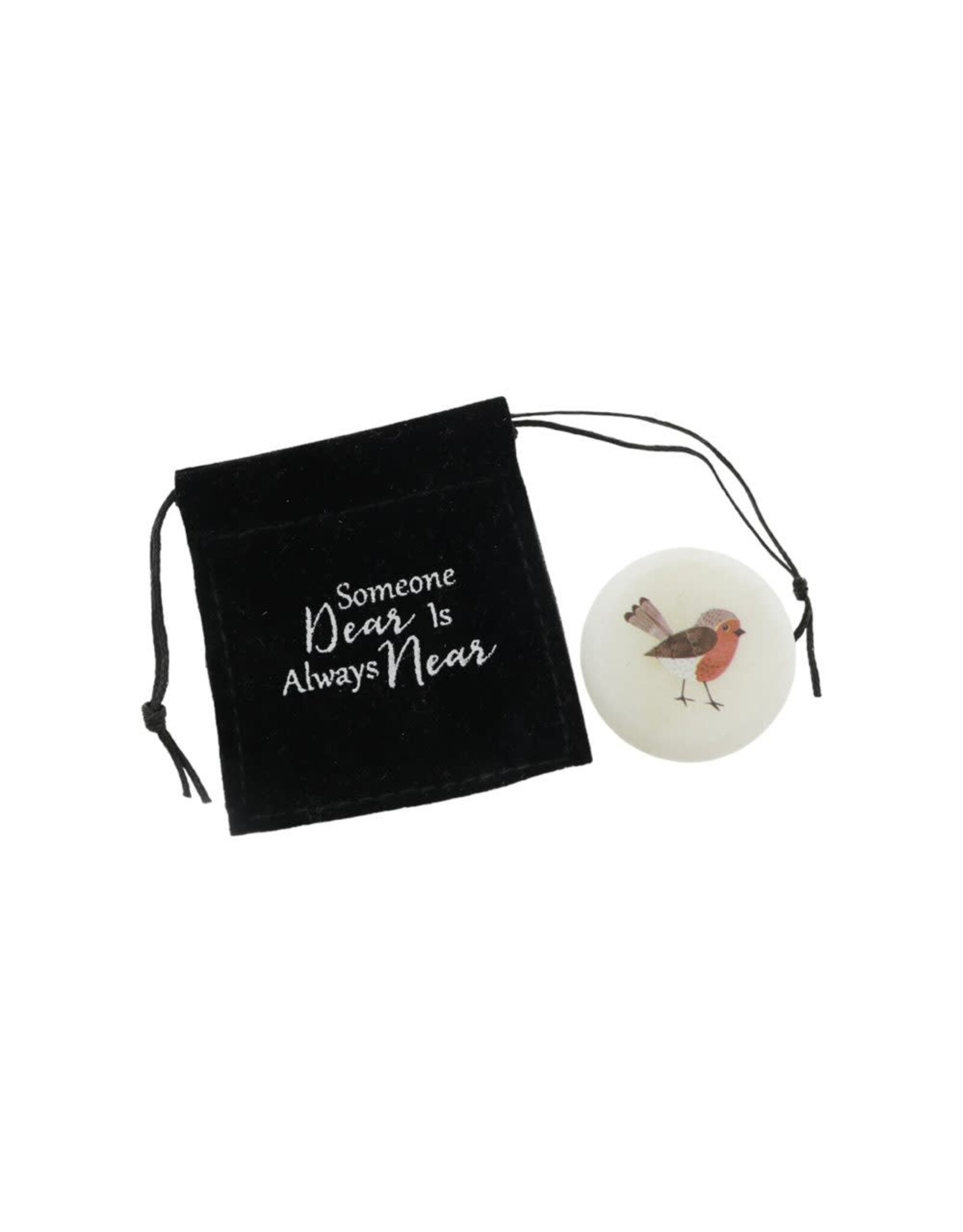 Don Estilo Klein gelukje - Roodborstje, Someone dear is always near + Zakje