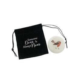 Don Estilo Klein gelukje - Roodborstje, Someone dear is always near + Zakje