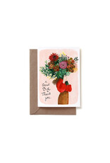 Reddish Design Wenskaart - Big Thank You - Dubbele kaart + Envelop