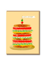 Carolyn Suzuki Goods Wenskaart - Mortadella Tall - Dubbele kaart + Envelop