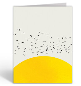 East End Wenskaart - A Thousand birds - Dubbele kaart + Envelop