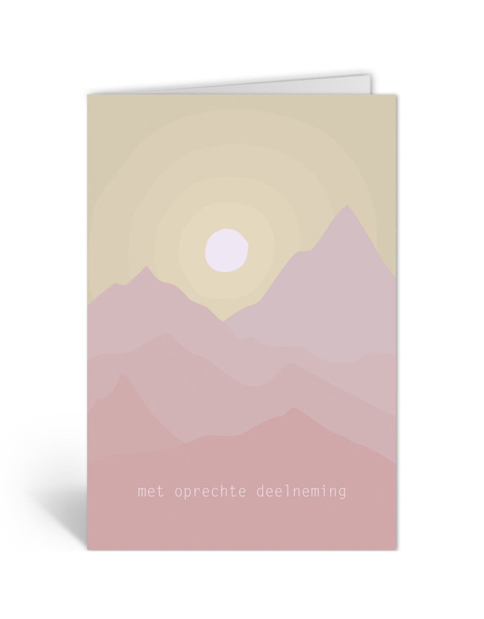 Deelneming Wenskaart - Zonsopgang - Dubbele kaart + Envelop