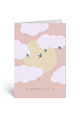 Deelneming Wenskaart - Vogelvlucht - Dubbele kaart + Envelop