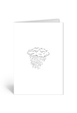 Deelneming Wenskaart - Rgenwolk - Dubbele kaart + Envelop