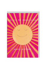 Ohh Deer Wenskaart - Run around the sun - Dubbele kaart + Envelop