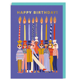 Ohh Deer Wenskaart - Candle Ladies - Dubbele kaart + Envelop