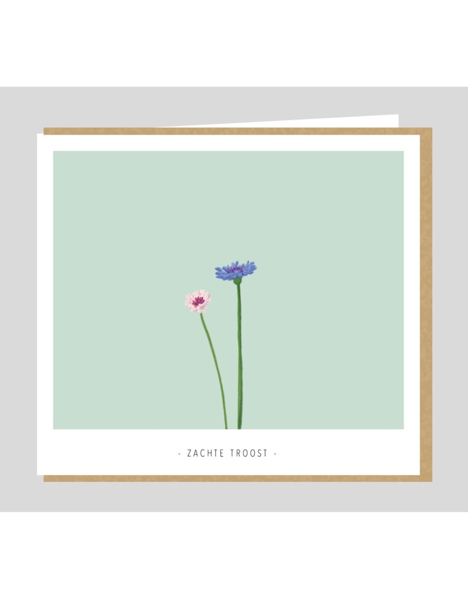 Studio Mie Wenskaart - Zachte troost - Dubbele kaart + Envelop