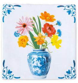 Storytiles Tegel - A vase of love & bliss