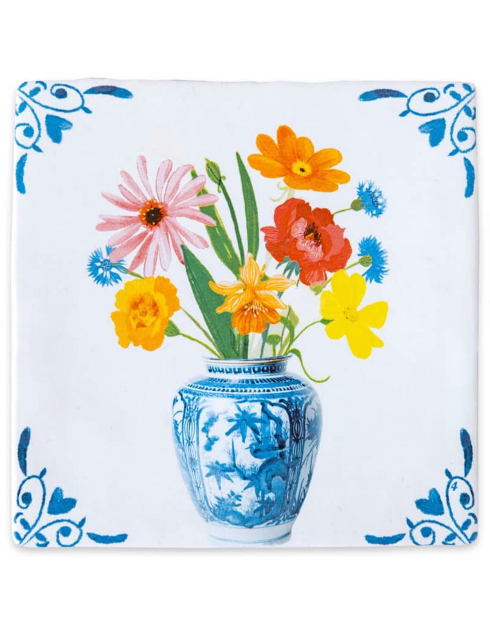 Storytiles Storytiles Tegeltje - A vase of love & bliss