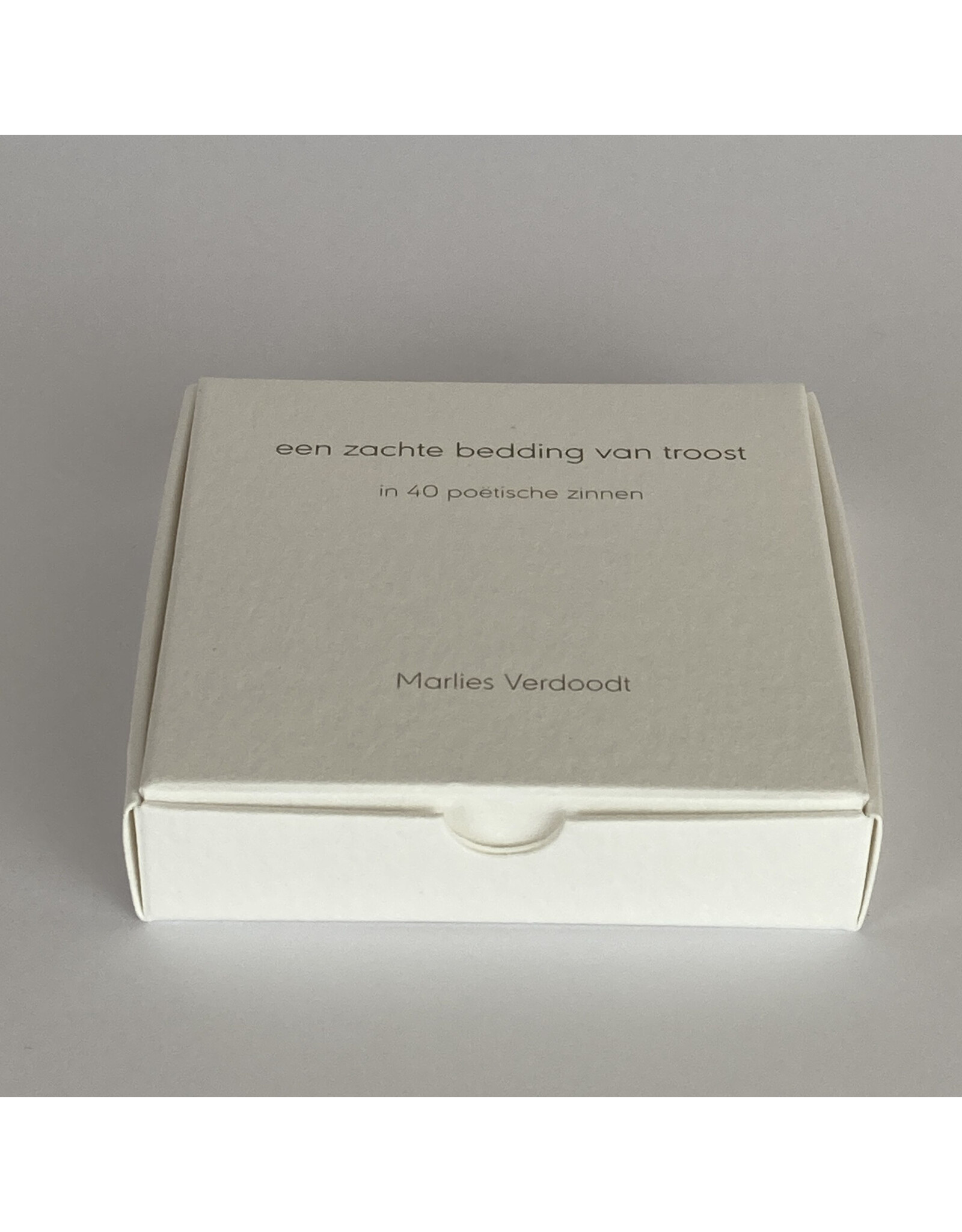 Marlies Verdoodt Troostdoosje - Een zachte bedding van troost - 40 kaartjes