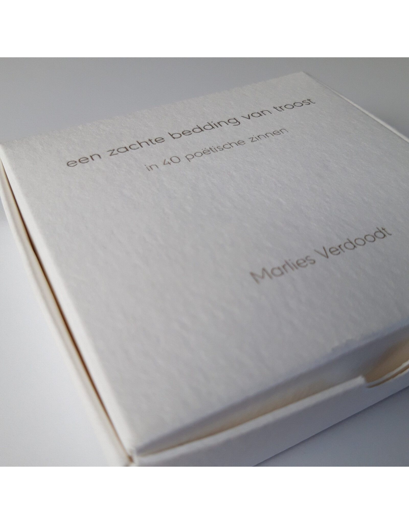 Marlies Verdoodt Troostdoosje - Een zachte bedding van troost - 40 kaartjes
