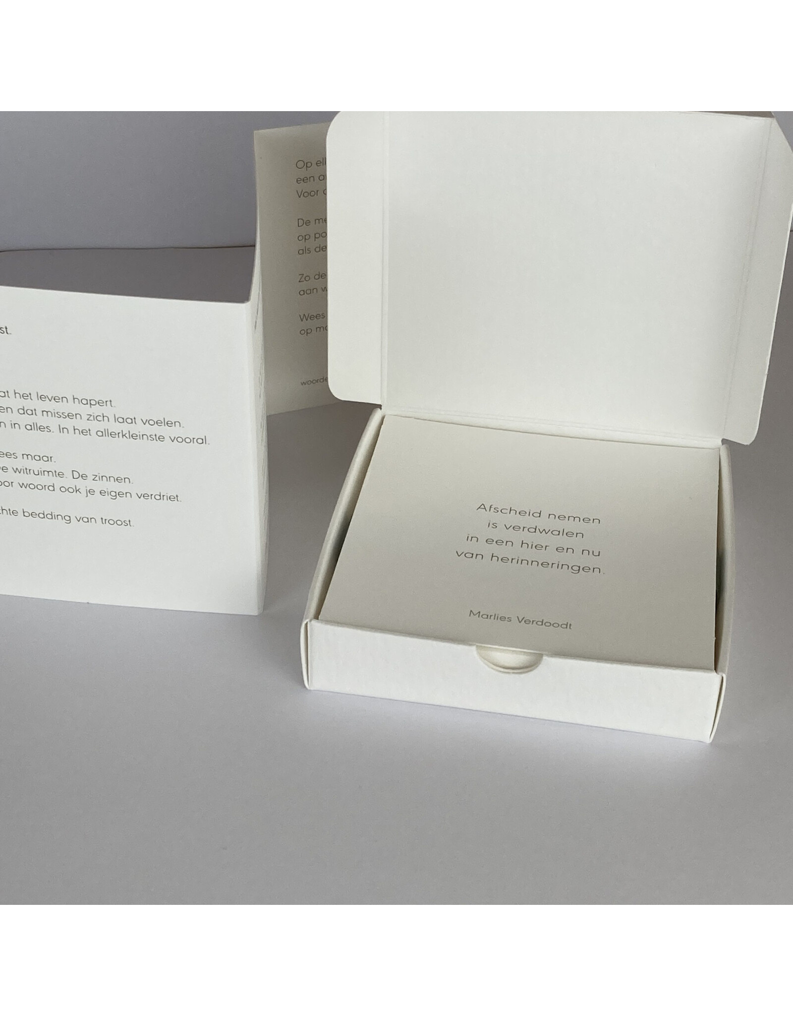 Marlies Verdoodt Troostdoosje - Een zachte bedding van troost - 40 kaartjes