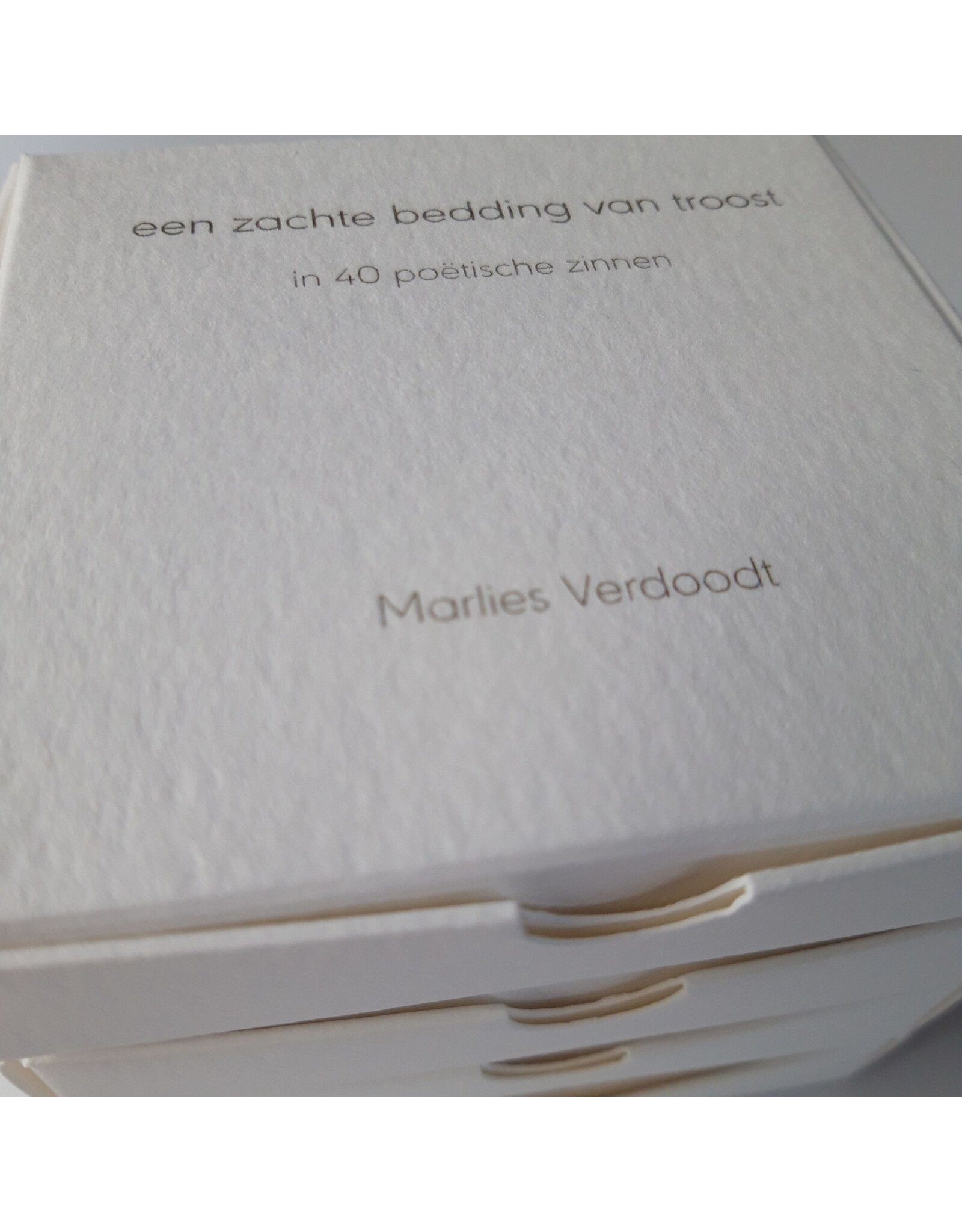 Marlies Verdoodt Troostdoosje - Een zachte bedding van troost - 40 kaartjes