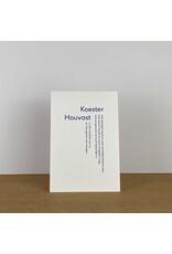 Marlies Verdoodt Wenskaart - Houvast - Dubbele kaart + Envelop