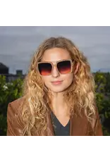 Have a look Zonnebril, Square XL - Beige