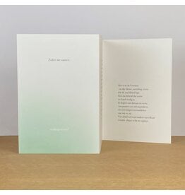 Marlies Verdoodt Wenskaart - Zullen we samen verlangzamen? - Dubbele kaart + Envelop