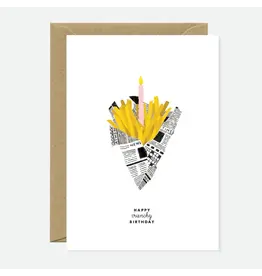 All The Ways to Say Wenskaart - Happy Crunchy Birhtday - Dubbele kaart + Envelop