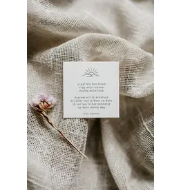 Little Universe Mini Staand lijstje + Mini Poëzie 'Zonnetje'