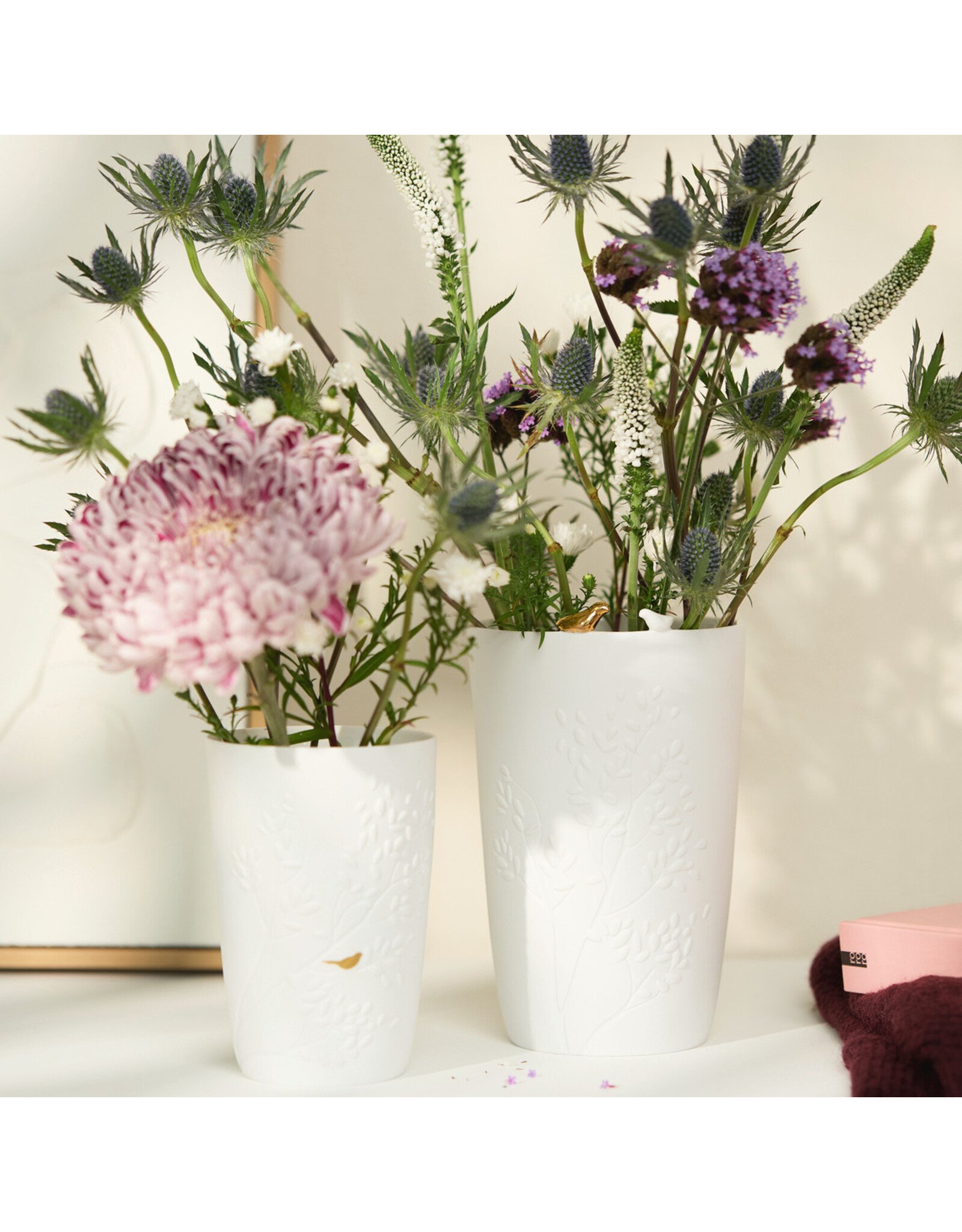 Raeder Vaas - Vogelpaar - Ø11,5x18,6cm