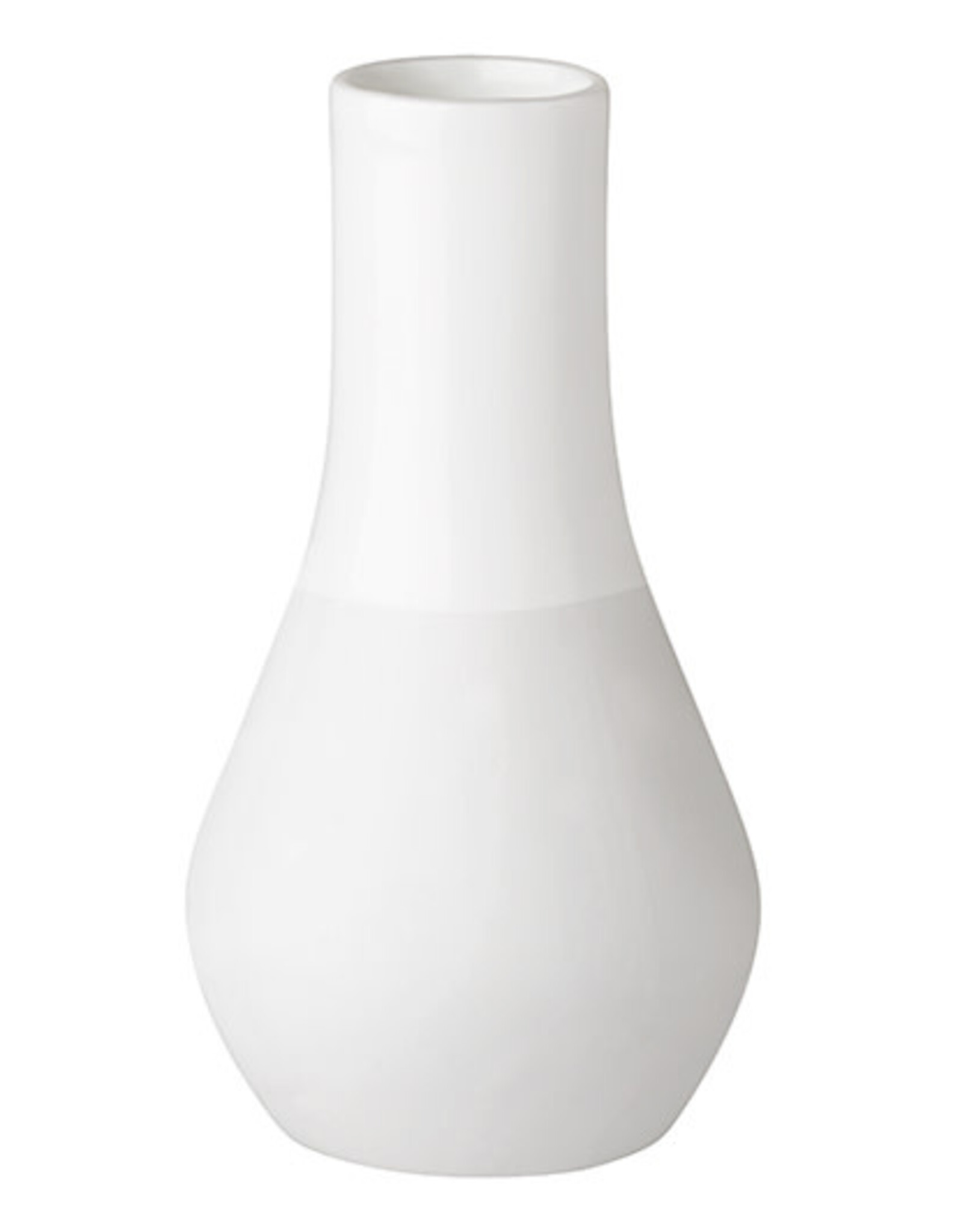 Raeder Plukselvaasjes Wit - Set v 4 - Hoogte 4- 8 cm