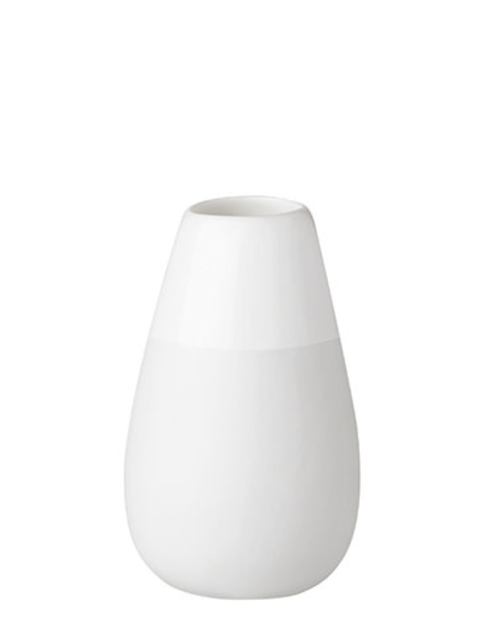 Raeder Plukselvaasjes Wit - Set v 4 - Hoogte 4- 8 cm