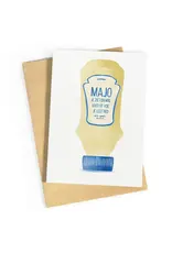 Studio Zwoane Wenskaart - Majo je ziet er nog goed uit - Dubbele kaart + Envelop