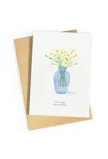 Studio Zwoane Wenskaart - Voor mijn ma-de-liefste  - Dubbele kaart + Envelop