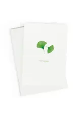 Studio Zwoane Wenskaart - Ginkgo, Veel sterkte - Dubbele kaart + Envelop