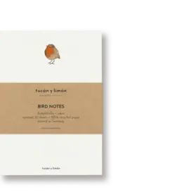 Tucán y limón Notitieblokje - Roodborstje - 10,5x14,8 cm - 50pg